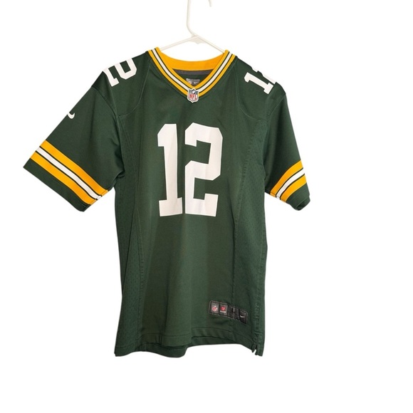 Nike NFL Green Bay Packers Aaron Rodgers On Field Football Jersey Boy's Large - Picture 1 of 13